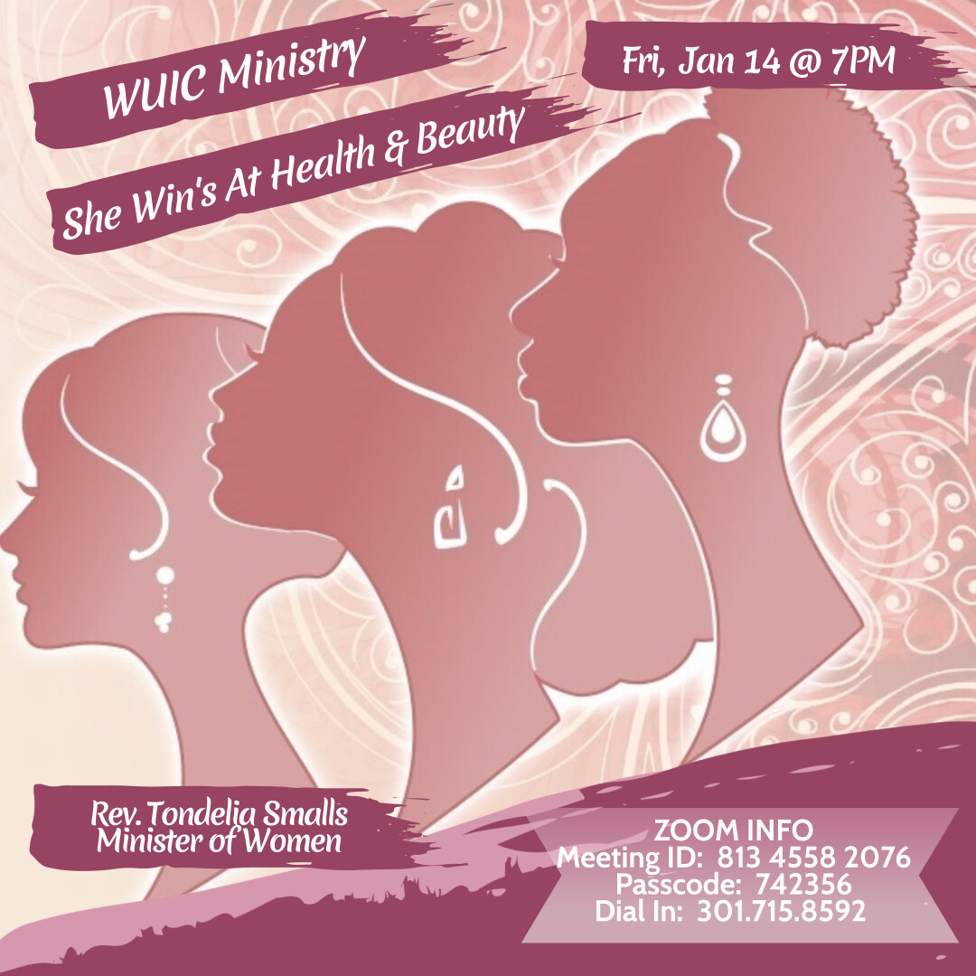 WUIC Ministry Presents: "She Wins At Health & Beauty"